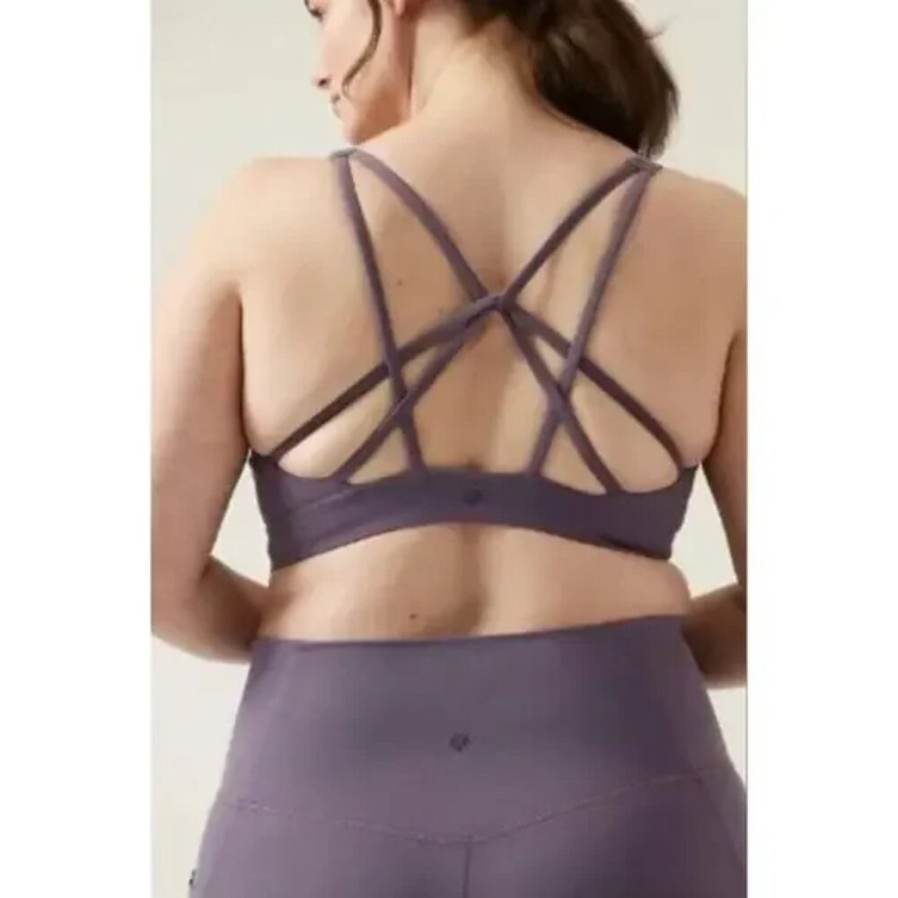 New Athleta Solace Bra D-DD+ (3X) in Dusk Violet